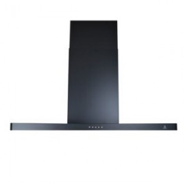 Campana extractora TORINO BLACK decorativa de pared tipo “T” de acero inoxidable color negro