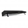 Campana extractora CB-76-BLACK empotrable slim de acero negro