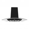 Combo SUPRA ISELA campana para isla CI-90-BLACK y Parrilla 5Q-IN