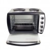 Horno eléctrico HP-2P de acero inoxidable con dos quemadores superiores de plato